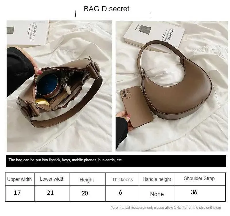 Fashion Armpit Bags For Women Cute Half Crescent Leather PU Purses And Handbags Designer Shoulder Bag Small Hand_voghion.com