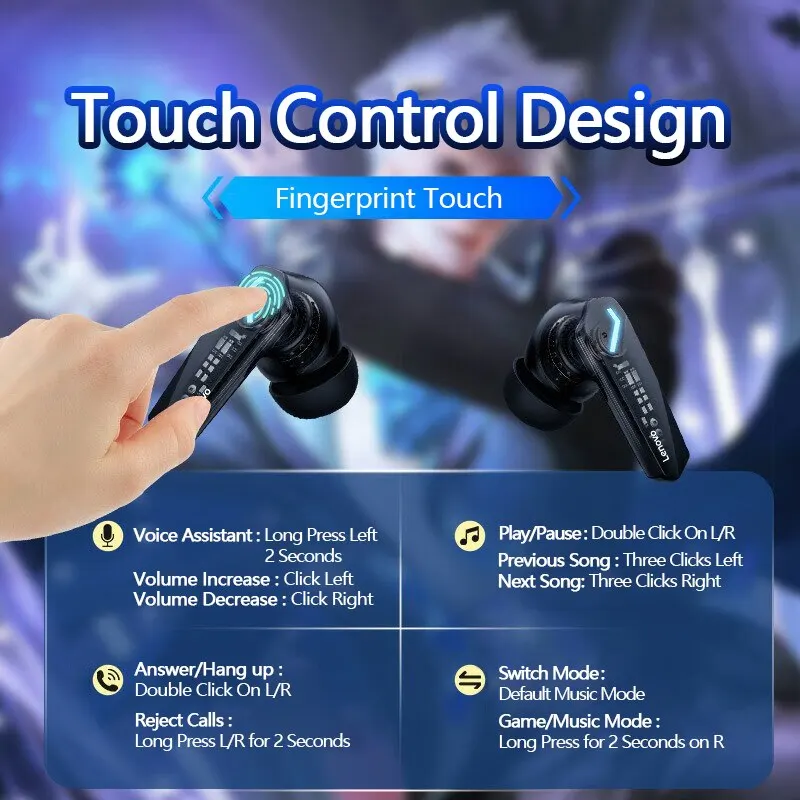 Écouteurs gaming sans fil avec réduction de bruit et bluetooth_voghion.com