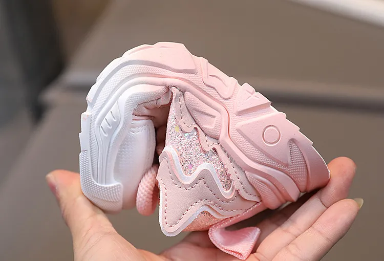 Scarpe da ginnastica per bambini, da tennis e da corsa, in pelle, per bambini, alla moda, con suola morbida, per neonati e bambini._voghion.com