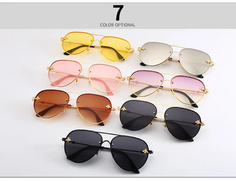 2024 designer Sunglasses Fashion new Brand design women men Good Quality metal Oversized sun glasses vintage female male_voghion.com