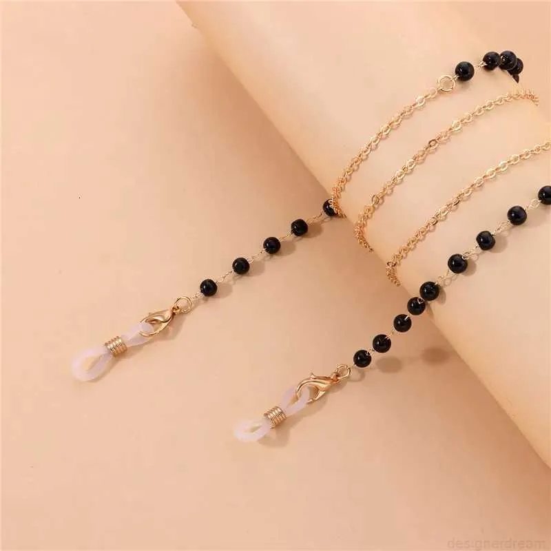 Designer Sunglasses Masking For Women Acrylic Pearl Crystal Eyeglasses Chains Lanyard Glass New Fashion Jewelry_voghion.com