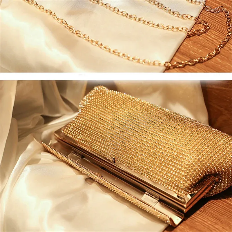 Pochette da sera per donna elegante borsa a tracolla_voghion.com