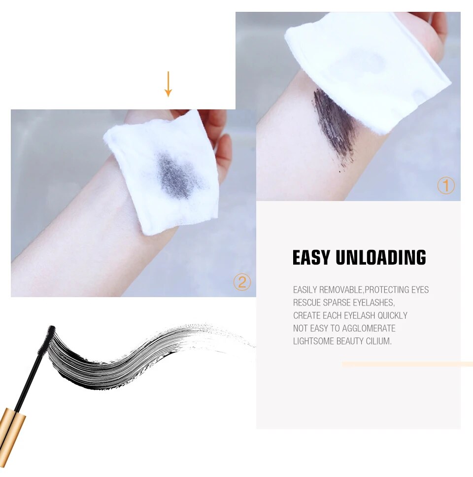 Professional Waterproof Curling Mascara For Natural Black Lashes_voghion.com