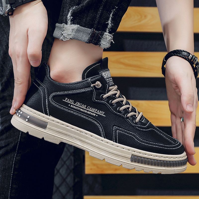 Men's 2024 new breathable construction site work clothes trendy, versatile, anti slip, wear-resistant thick soled casual_voghion.com