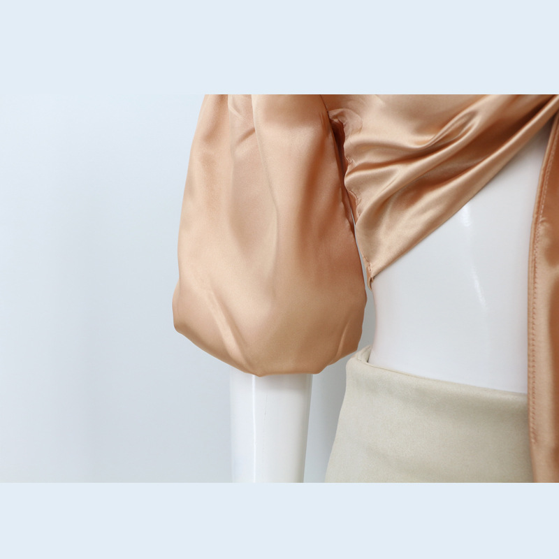 Canotta da donna con scollo a V e nodo di coniglio, senza spalline, a maniche lunghe, sexy, con spalle scoperte, colorata, estiva 2025_voghion.com