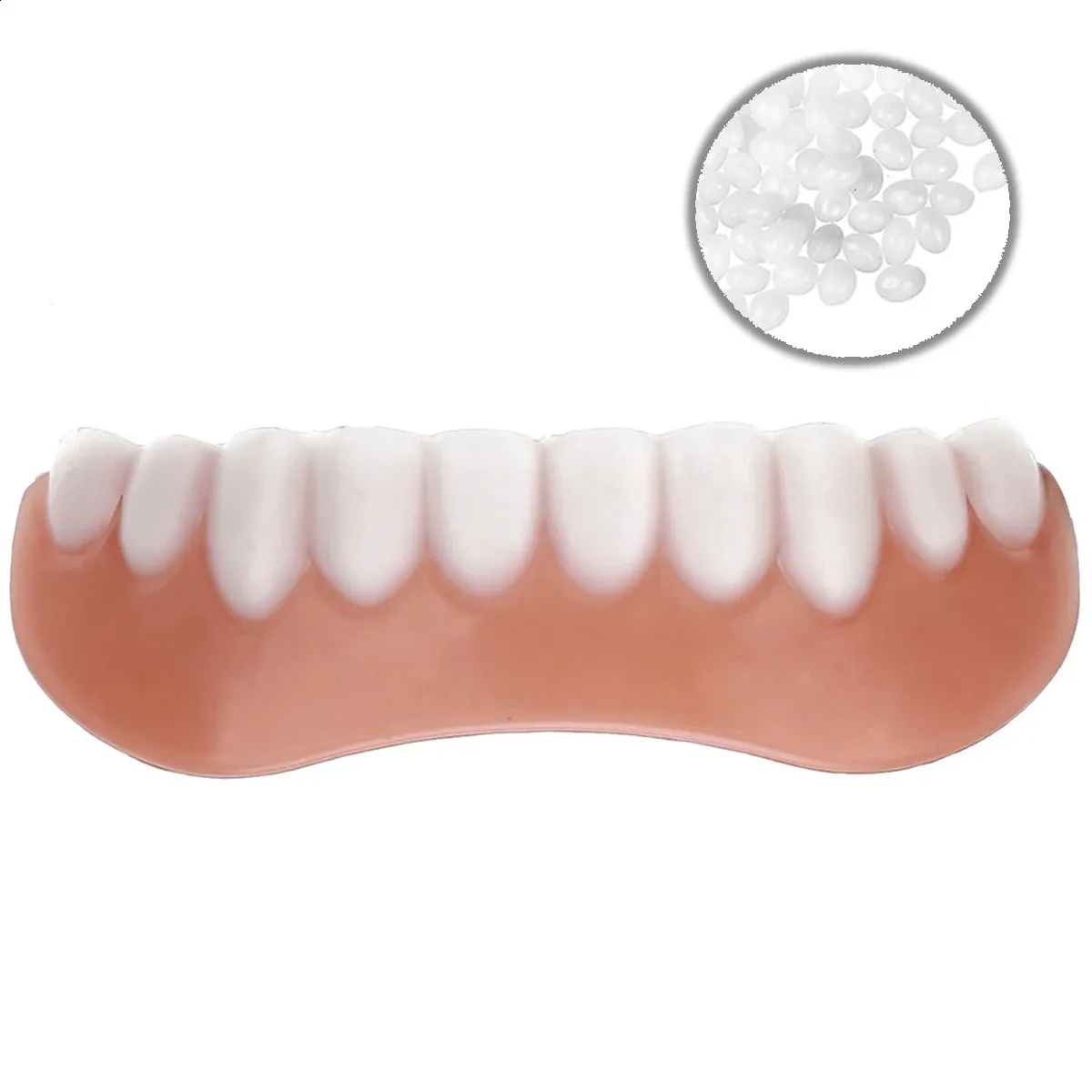 Σιδεράκια Smile Teeth Κάτω και Άνω Όψεις Silica Gel Ψεύτικη Αφαιρούμενη Οδοντοστοιχία Στοματική Φροντίδα Οδοντιατρική 240731_voghion.com