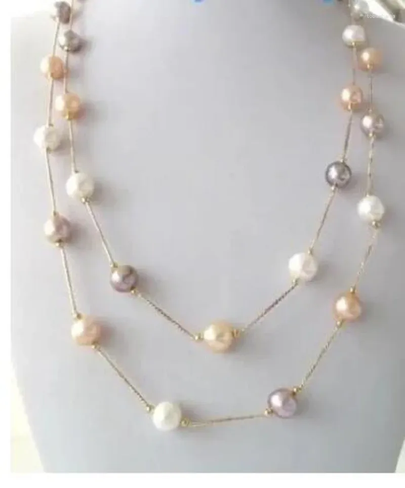 Collier en perles baroque or mer de chine méridionale 14k_voghion.com