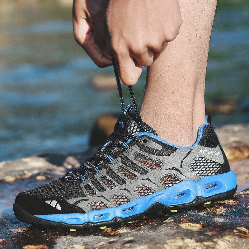 Sommer schnell trocknend männer und frauen atmungsaktive leder outdoor nicht-slip wandern schuhe_voghion.com
