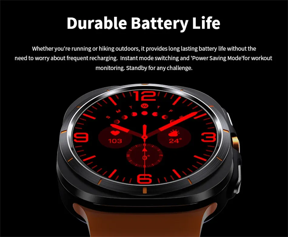 Herr smartwatch med bluetooth samtal amoled skärm och gps_voghion.com