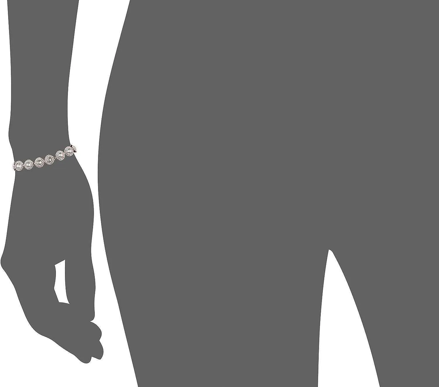 Angel Fashion Designer Bracelet, Crystal Mosan Dia Jewelry Series Rose Gold Finish_voghion.com