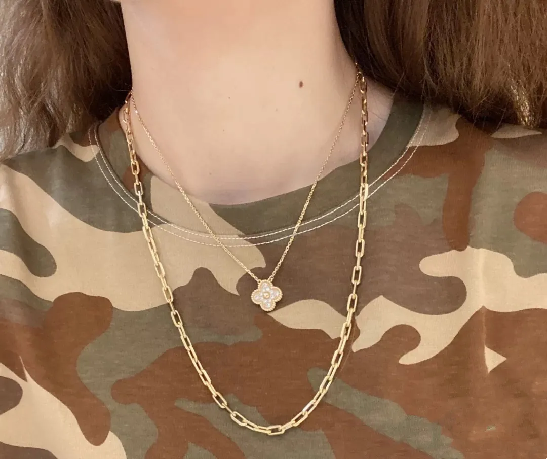 Catene di marca Pure Sterling Sier gioielli per le donne piccola collana con lucchetto carino cerchio festa catena d'oro Steam Punk Hip-_voghion.com