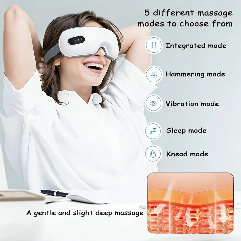 Multifunctional Eye Massager For Relaxation And Acupressure Relief_voghion.com