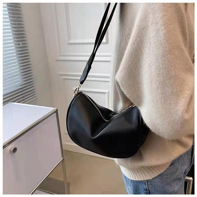 Semplice ed elegante borsa a tracolla monospalla Ins Niche da donna, nuova, autunno e inverno, morbida superficie, strutturata,_voghion.com