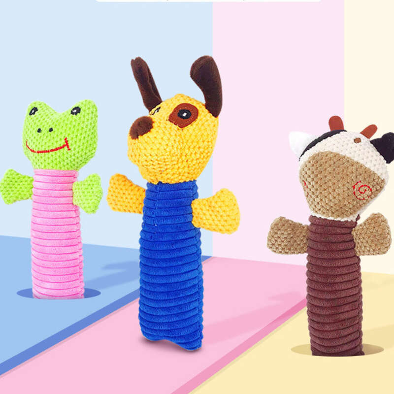 Maissinukke Pehmo Ääni Hiontatanko Kissan Purema Kestävä Lemmikkikoiran Lelu_voghion.com