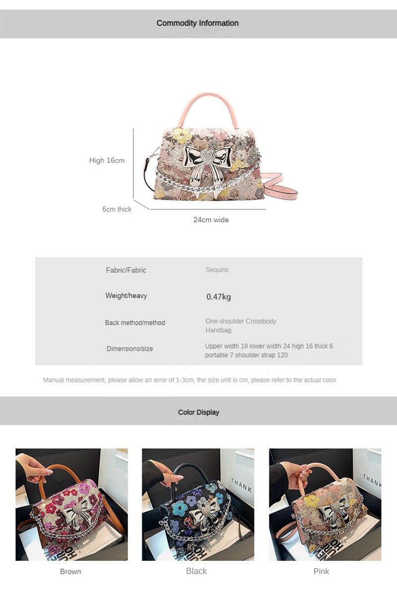 Damentasche 2024 Europäische und amerikanische Mode tragbare Umhängetasche_voghion.com