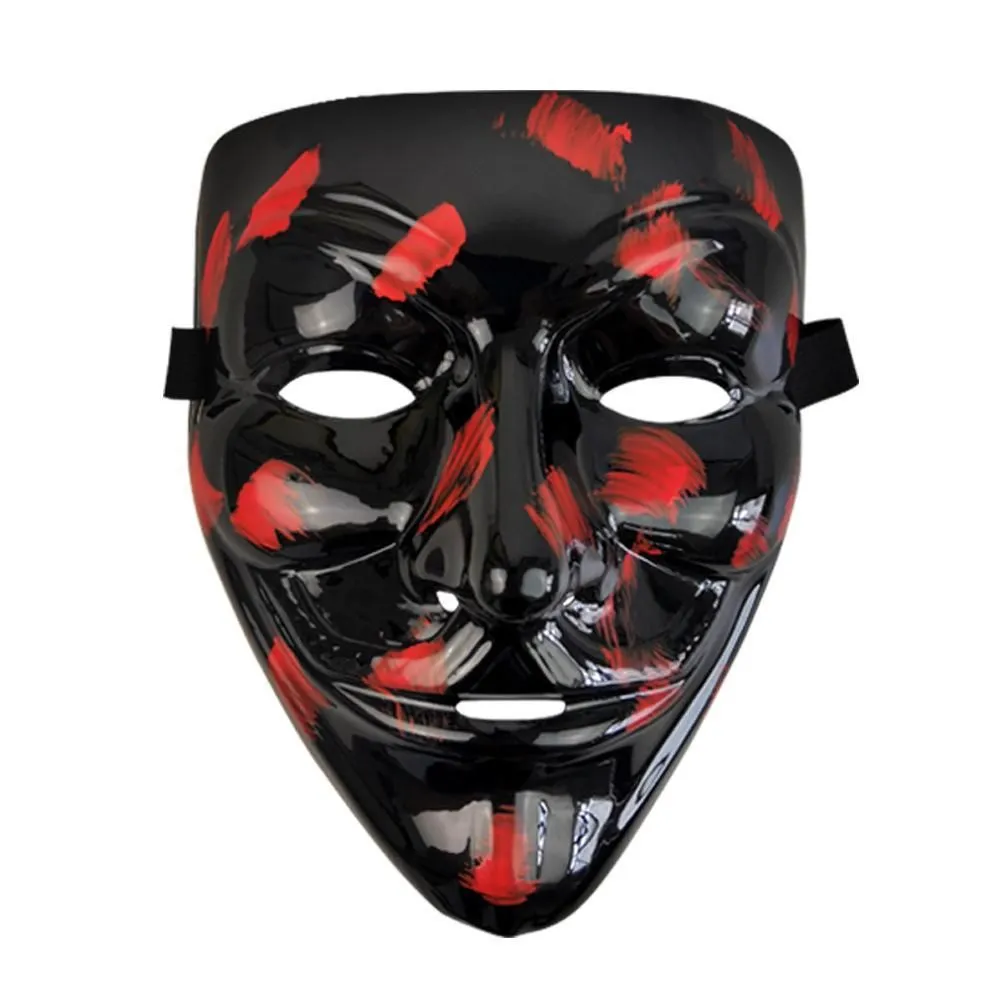 Μάσκες Cosplay για Halloween για Vendetta Anonymous Guy Fawkes Fancy Ενηλίκων Μάσκα FY3222_voghion.com