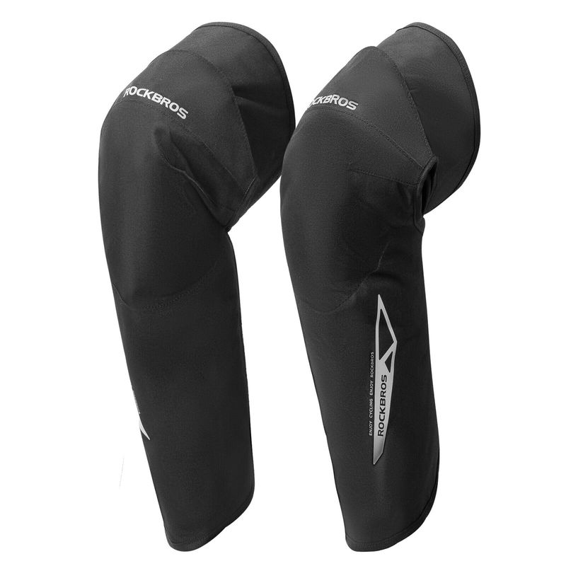 ROCKBROS 1 pár motoros térdvédő lábszárvédő kültéri sportokhoz, meleg, fekete_voghion.com