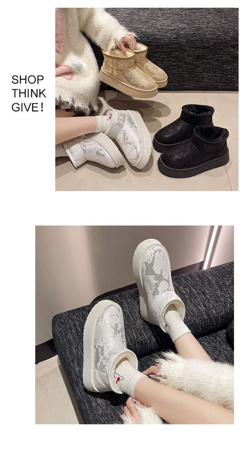 Internet-Berühmtheit neuer Herbst- und Winterschnee 2024 koreanische Version dickbesohlter Modetrend kurze Stiefel plus Veet warm_voghion.com