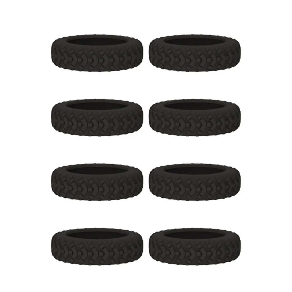 8Pcs Silicone Caster Shoes Lage Covers Silent Wheel Protector Suitcase Reduce Noise Wheels Cover Travel Accessories_voghion.com