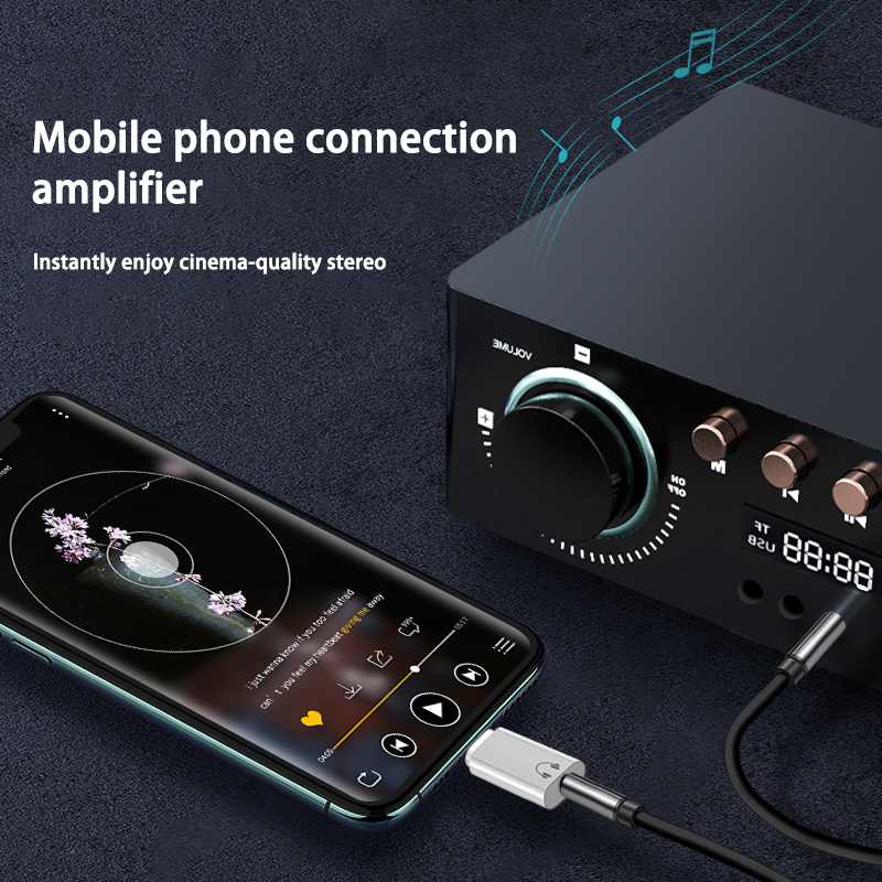 Adattatore da 3,5 mm femmina a tipo C maschio per Samsung Xiaomi Redmi POCO Huawei Honor Macbook Convertitore per cuffie cablate da 3,5 mm OTG_voghion.com
