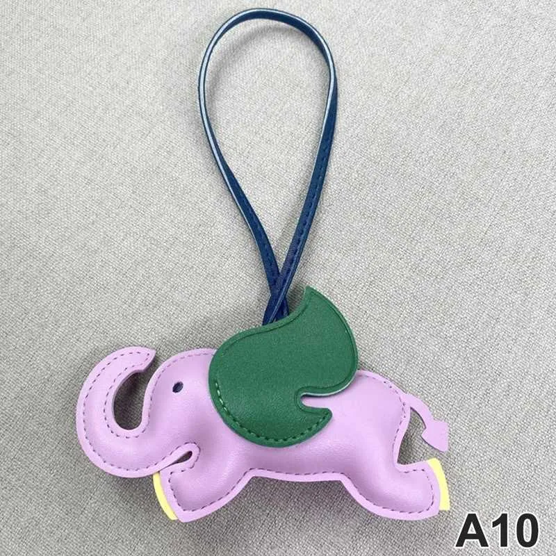 Designer de modă din piele PU aripi zburătoare elefant umeraș breloc pandantiv pentru femei accesorii pentru geantă de mână_voghion.com