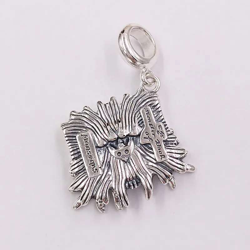 Heiße Charms, personalisierte Schmuckherstellung, Harry Potters Monsterbuch, Sterlingsilber, Paararmbänder für Frauen, Männer, Mädchen, Jungen, Armreif, Stift_voghion.com