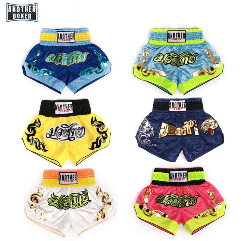 ANOHERBOXER Box- und Fitnessstudio-Sommertraining Muay Thai Shorts Reißfeste Boxhosen Mixed Combat Shorts_voghion.com