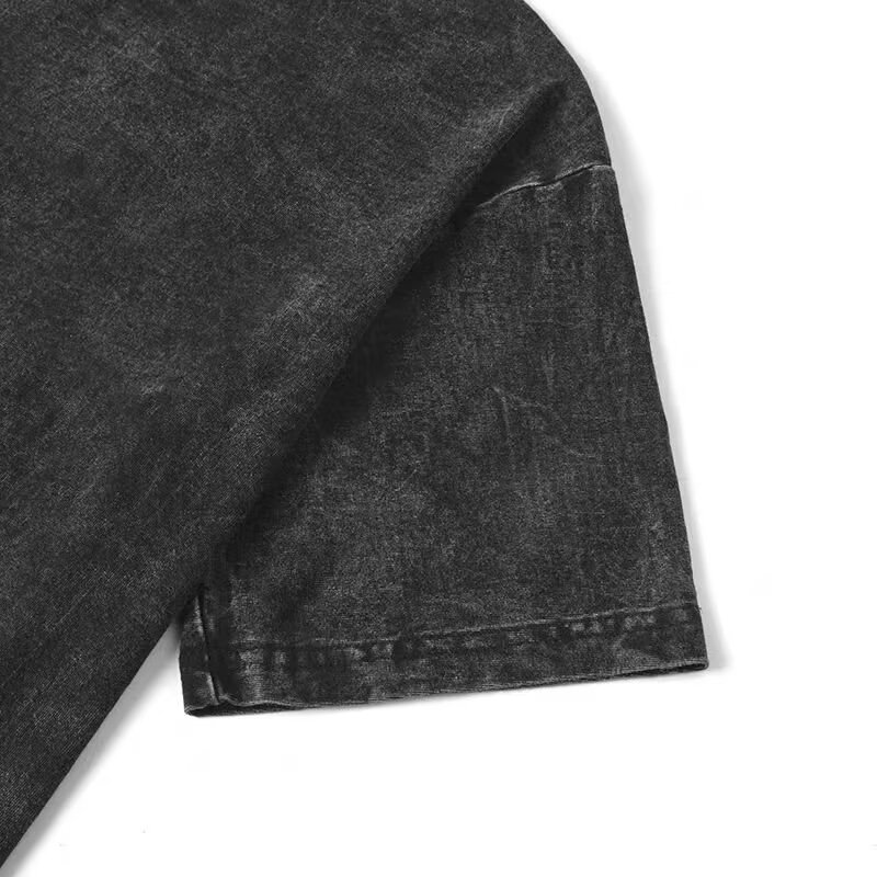 Women's cotton short-sleeved summer loose ins trendy retro couple wear half-sleeved top_voghion.com