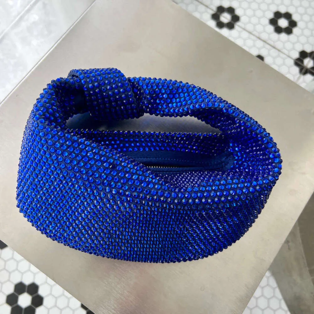 Designer Knotted Crsytal Rhie Dia Cloud Women's Handbag Bg Shiny Evening Bag Dinner Party Clutch Purse_voghion.com