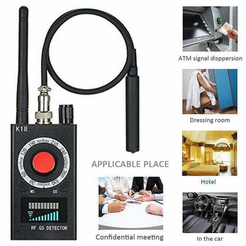 K18 Detektor Multifunktions-Anti-Mini-Bug-Audio-Spionagekamera GSM-Finder GPS-Signallinse RF-Ortungs-Tracker Erkennen drahtloser Kamera_voghion.com
