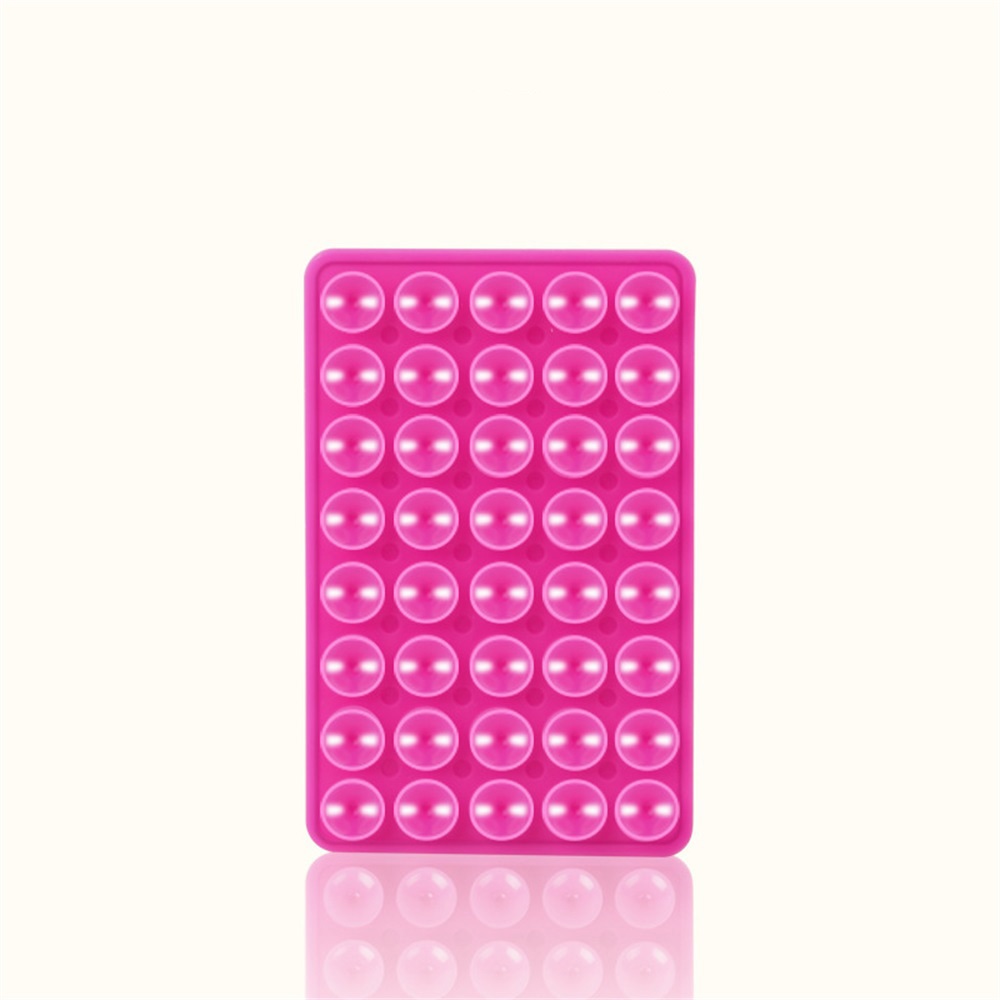 Square Double-sided Silicone Phone Suction Sucker Pad Bracket, Non-slip Suction Force, Silicone Mobile Phone Back Sticker Suction_voghion.com