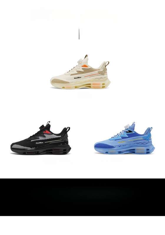 Men's Summer New Mesh Fashion Athletic Buckle Real Popcorn Ultra Lightweight Bounce Running Shoes_voghion.com