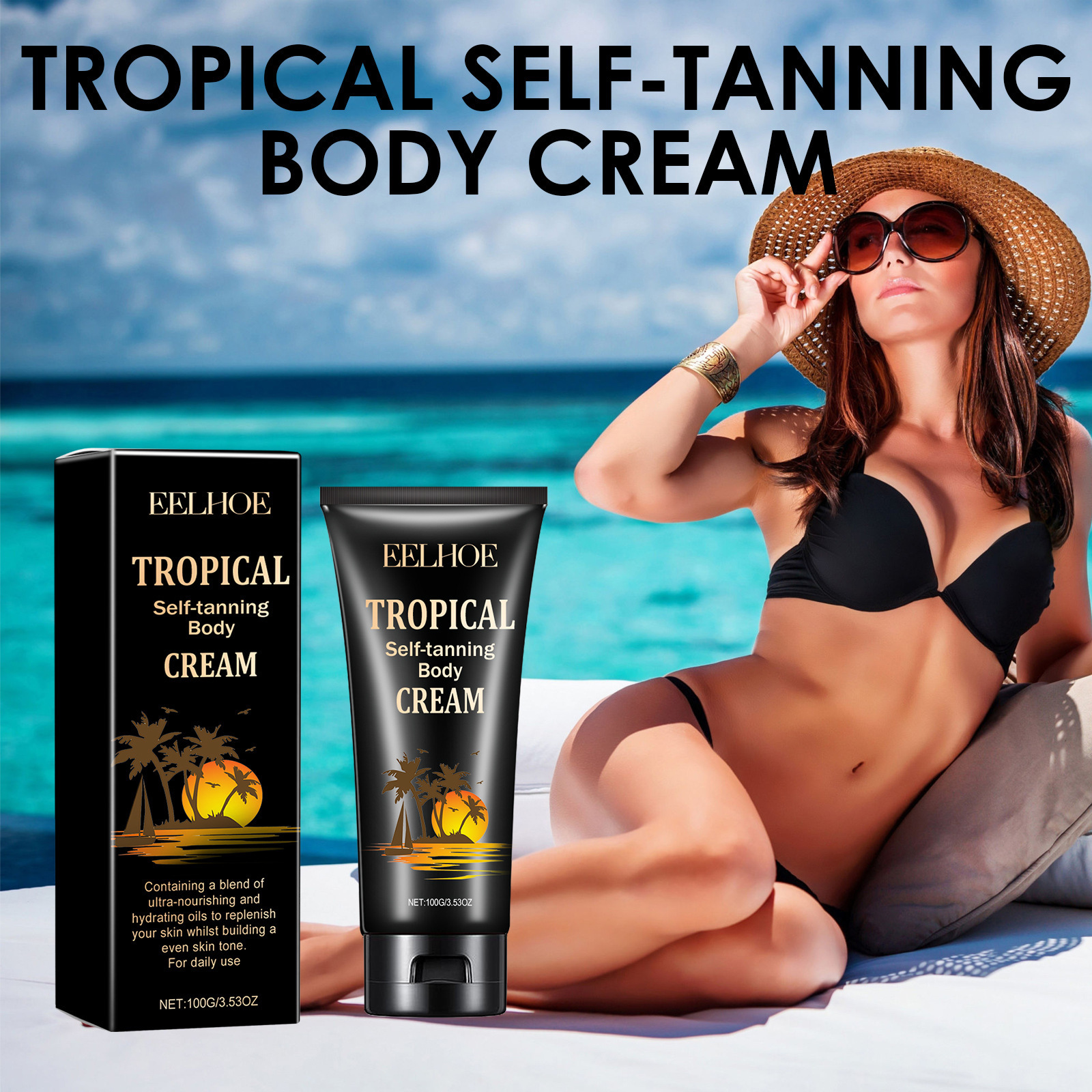 2024 the most popular Skin Natural Wheat Tone Beauty Moisturizing and Sunlight Helping Black Care Cream_voghion.com