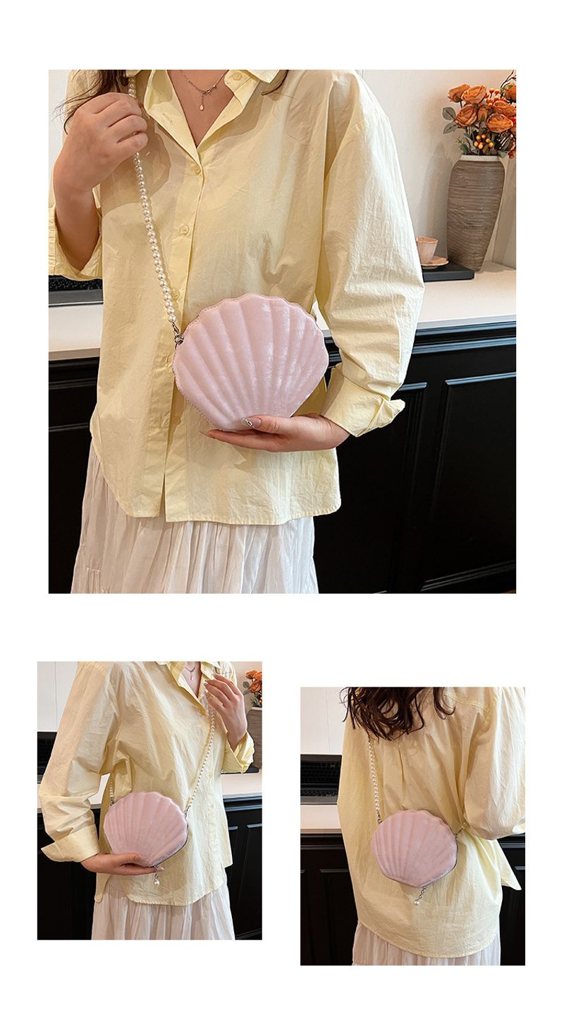 Einzigartige Nischentasche Damen 2024 Sommer neue Mode Perlen Umhängetasche ausländischer Stil einfache Muscheltasche_voghion.com