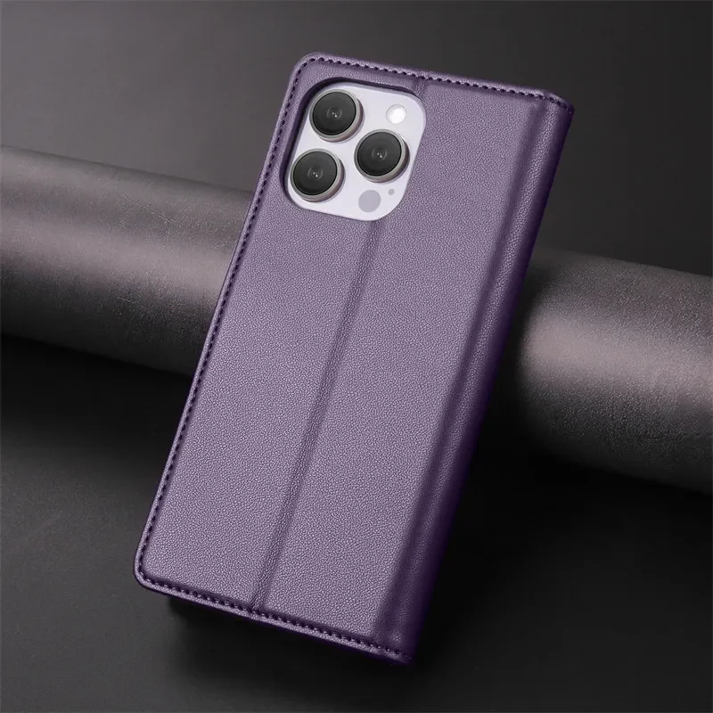 Magnetic Wallet Phone Case For Apple Iphone Pro Max Plus Se_voghion.com