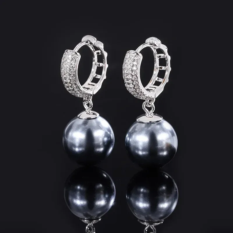 Orecchini pendenti con nappa retrò in perle di fritillaria in argento Sterling 100%, regalo di compleanno per le donne, gioielli per anniversario di matrimonio_voghion.com