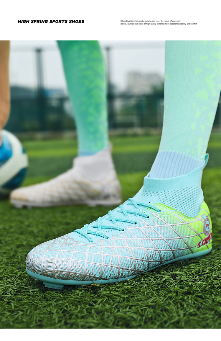 Professional Unisex Soccer Shoes Men Women Football Boots Training Sport Footwear Match Sneakers Non-slip Drop Shipping_voghion.com