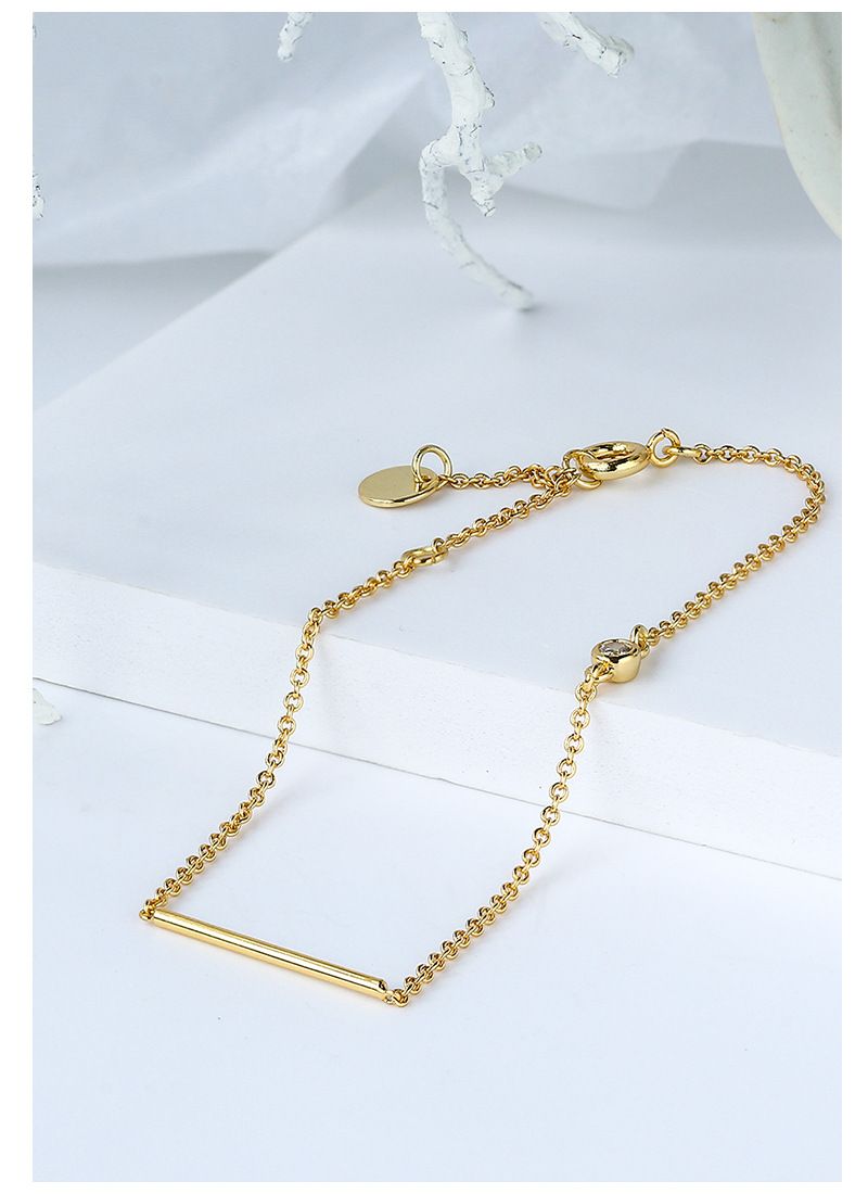 Vergoldetes Dia-einfaches Armband für Frauen Ins Cold Style Geometrischer Handschmuck_voghion.com