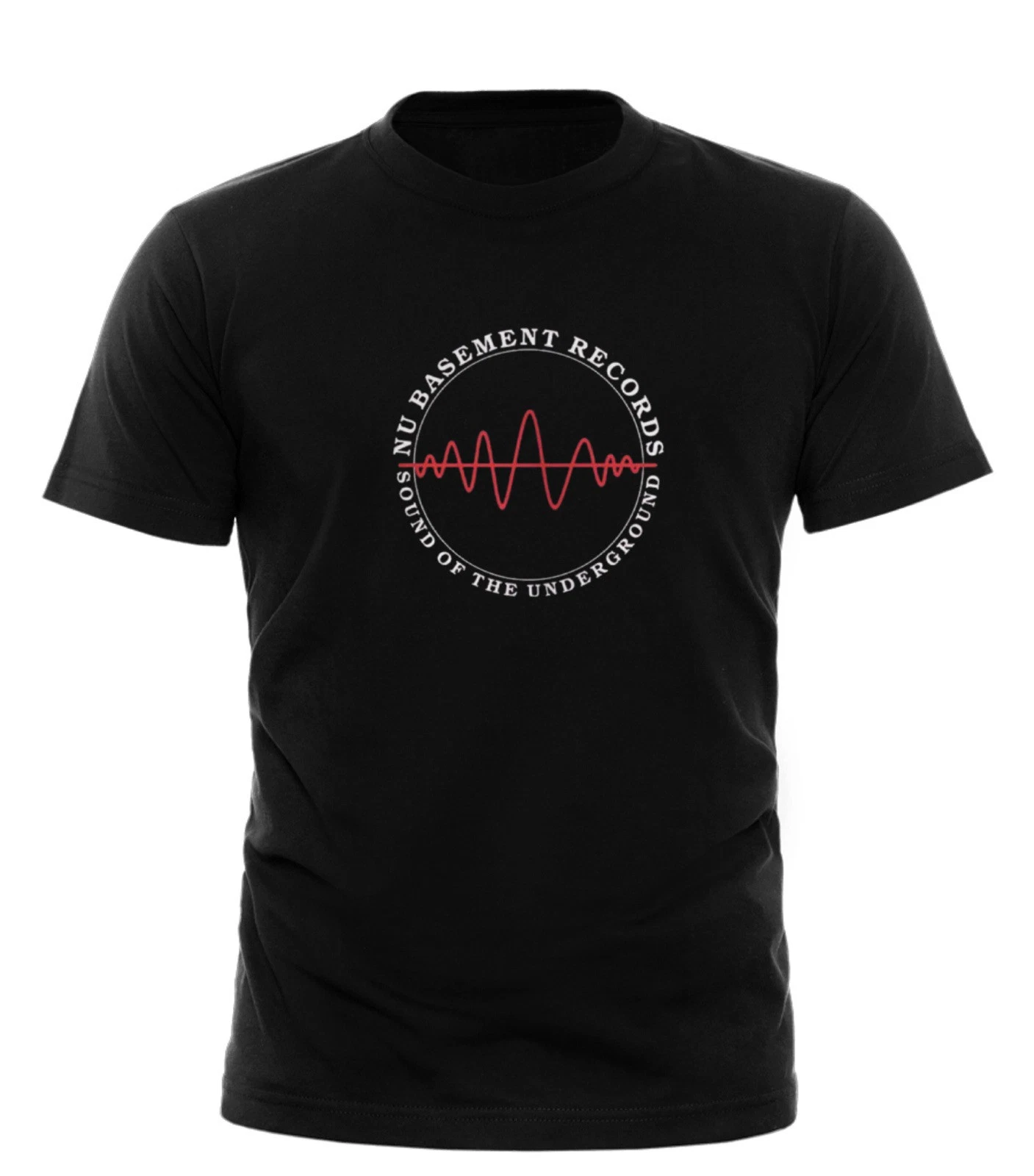 Nu Basement Records Label Herren T-shirt Hardcore Techno Rave Tee_voghion.com