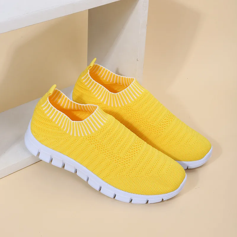 Sneakers da camminata donna traspiranti con suola platform_voghion.com