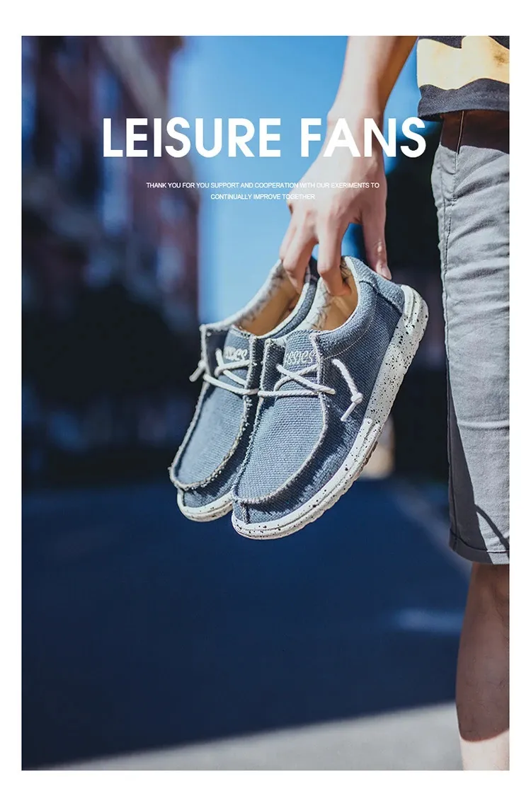 Summer Denim Canvas Breathable Moccasins Vulcanized Mens Sneakers Shoes Plus Size 240626_voghion.com