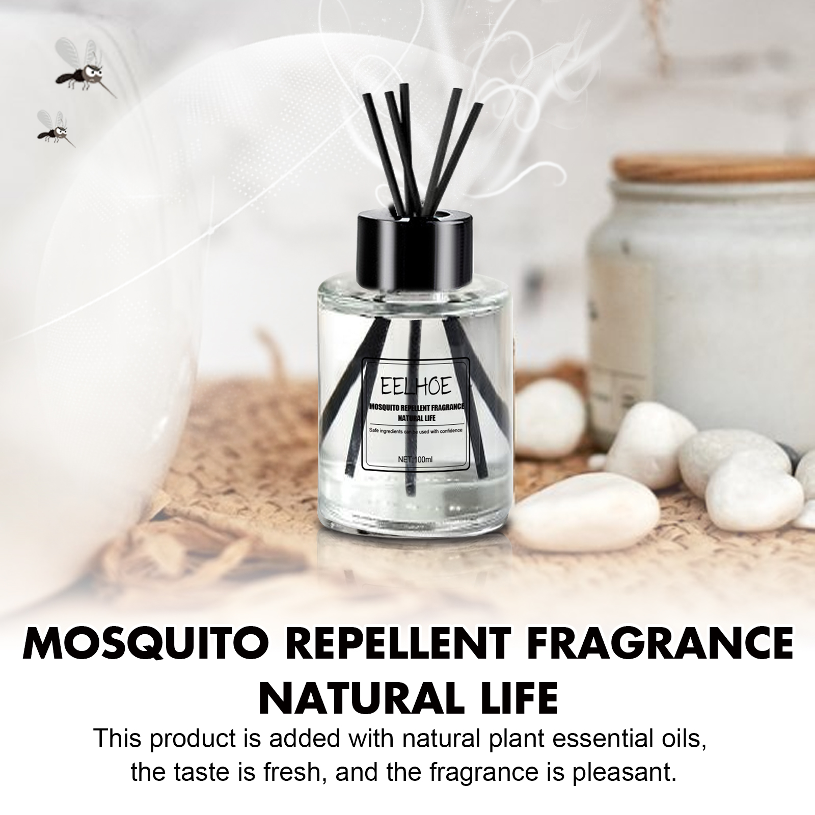 EELHOE Mosquito Repellent Perfume, Indoor Car Perfume Fresh Air To Prevent Mosquito Bites Mosquito Repellent Aroma_voghion.com
