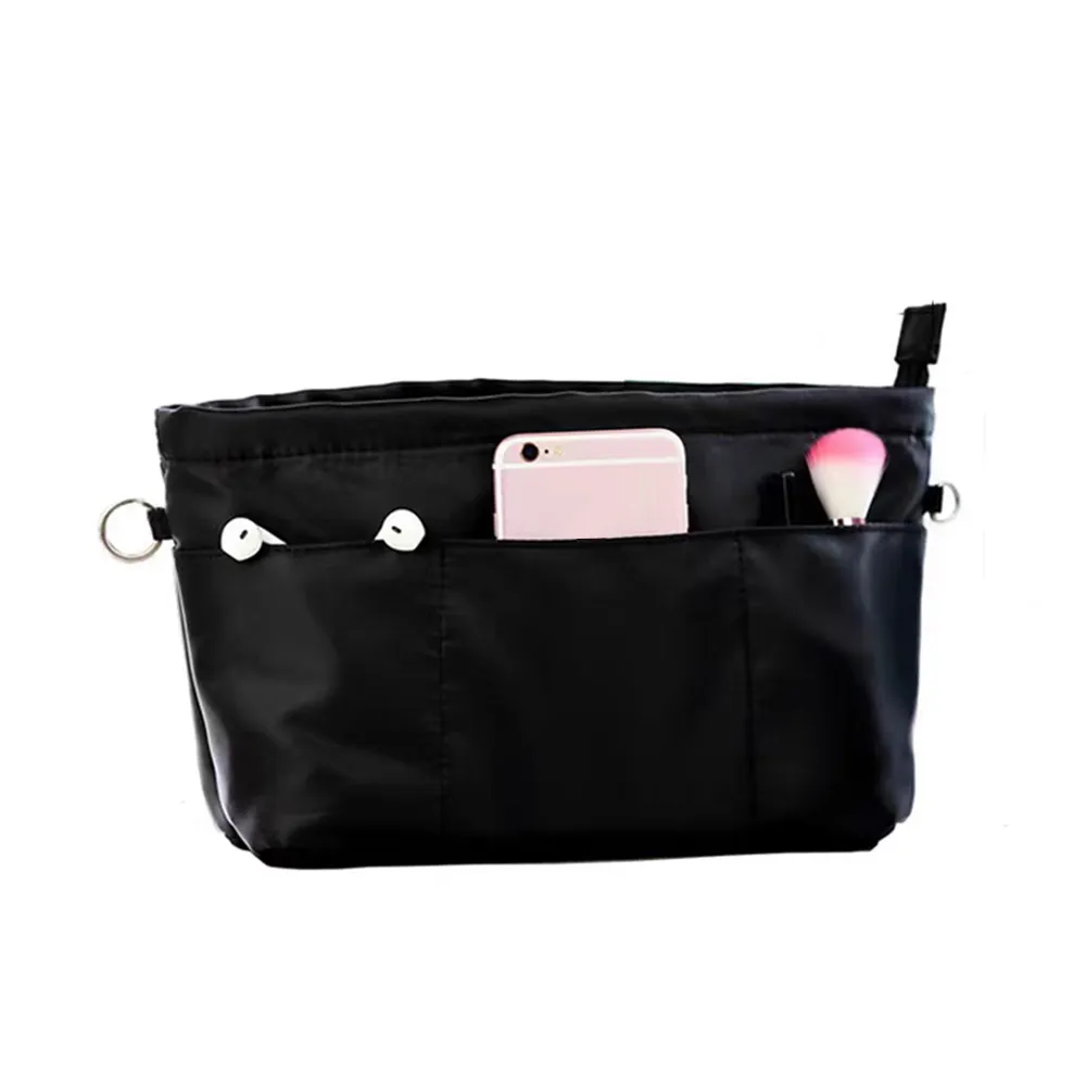 Nylon Innen Damen Handtasche Damen Tote Große Kapazität Organizer Insert Kosmetische Wasserdichte Make-Up Tasche_voghion.com