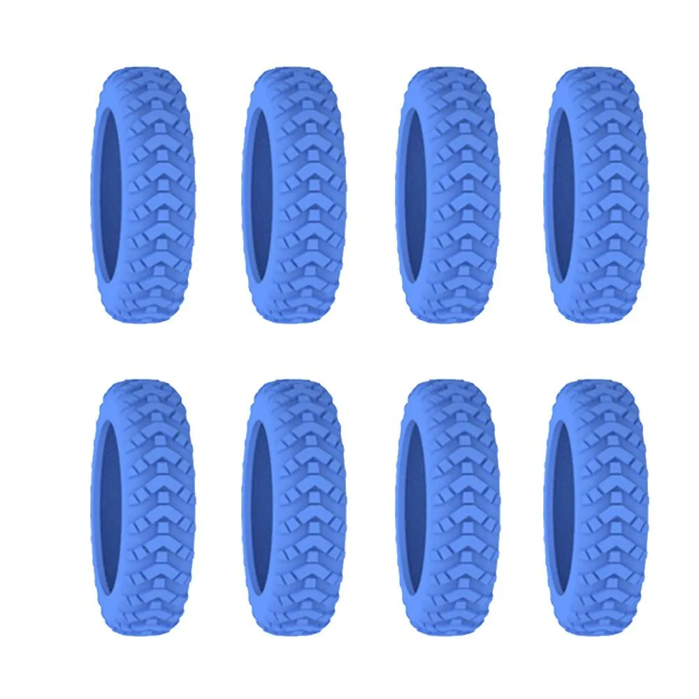 8PCS Suitcase Wheels Silicone Protection Travel Lage Caster With Silent Sound Reduce Noise Trolley Casters Cover_voghion.com