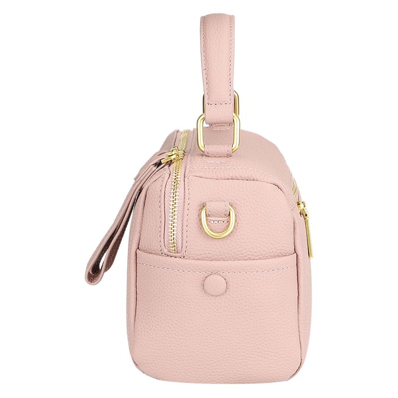 URBAN MASTER Handtasche echtem Leder in Volltonfarbe großem Fassungsvermögen, modische Umhängetasche aus weichem Leder,_voghion.com