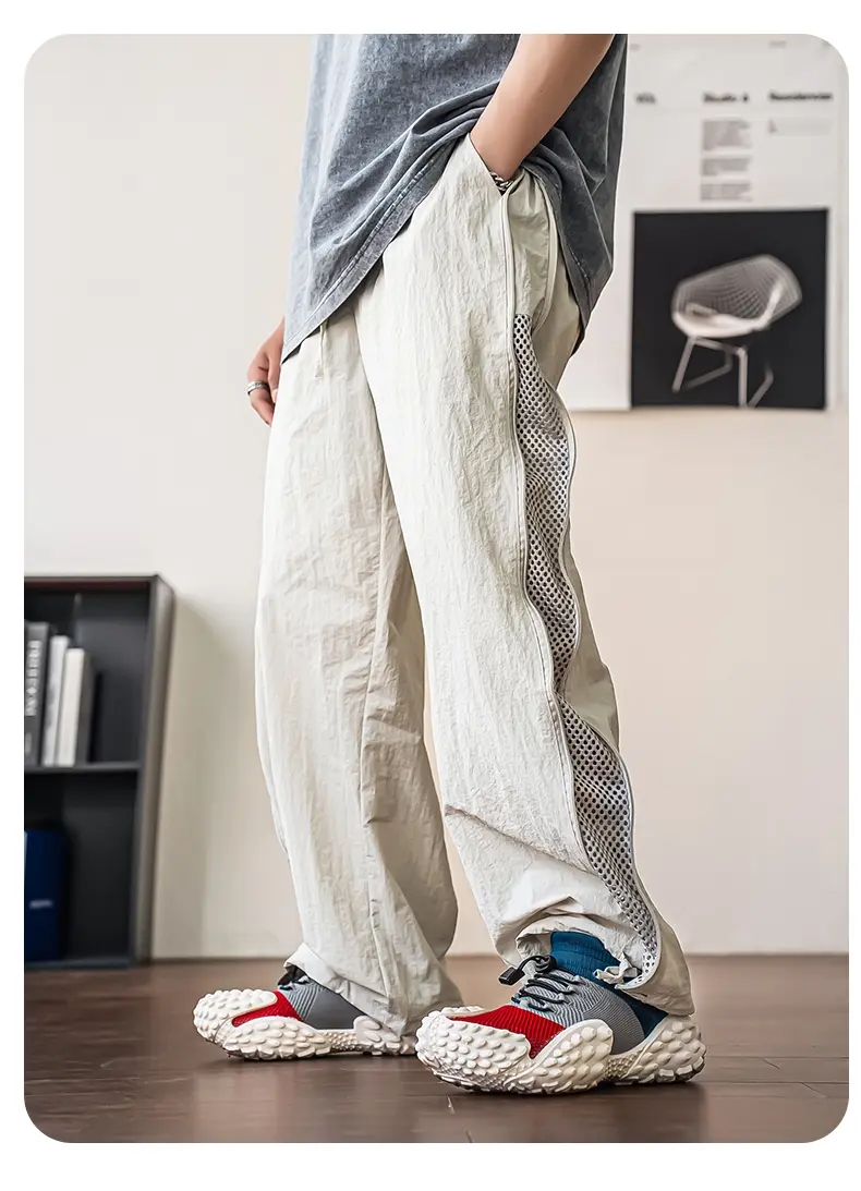 Baskets décontractées pour homme avec semelle pneu et tissu respirant_voghion.com