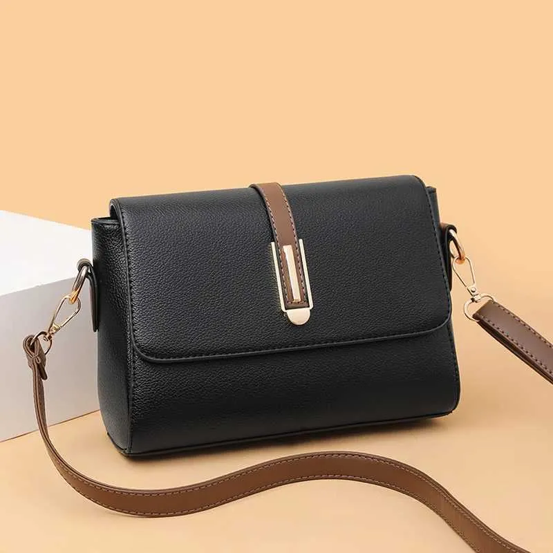 Borsa a tracolla in pelle pu borsa a spalla donna versatile_voghion.com