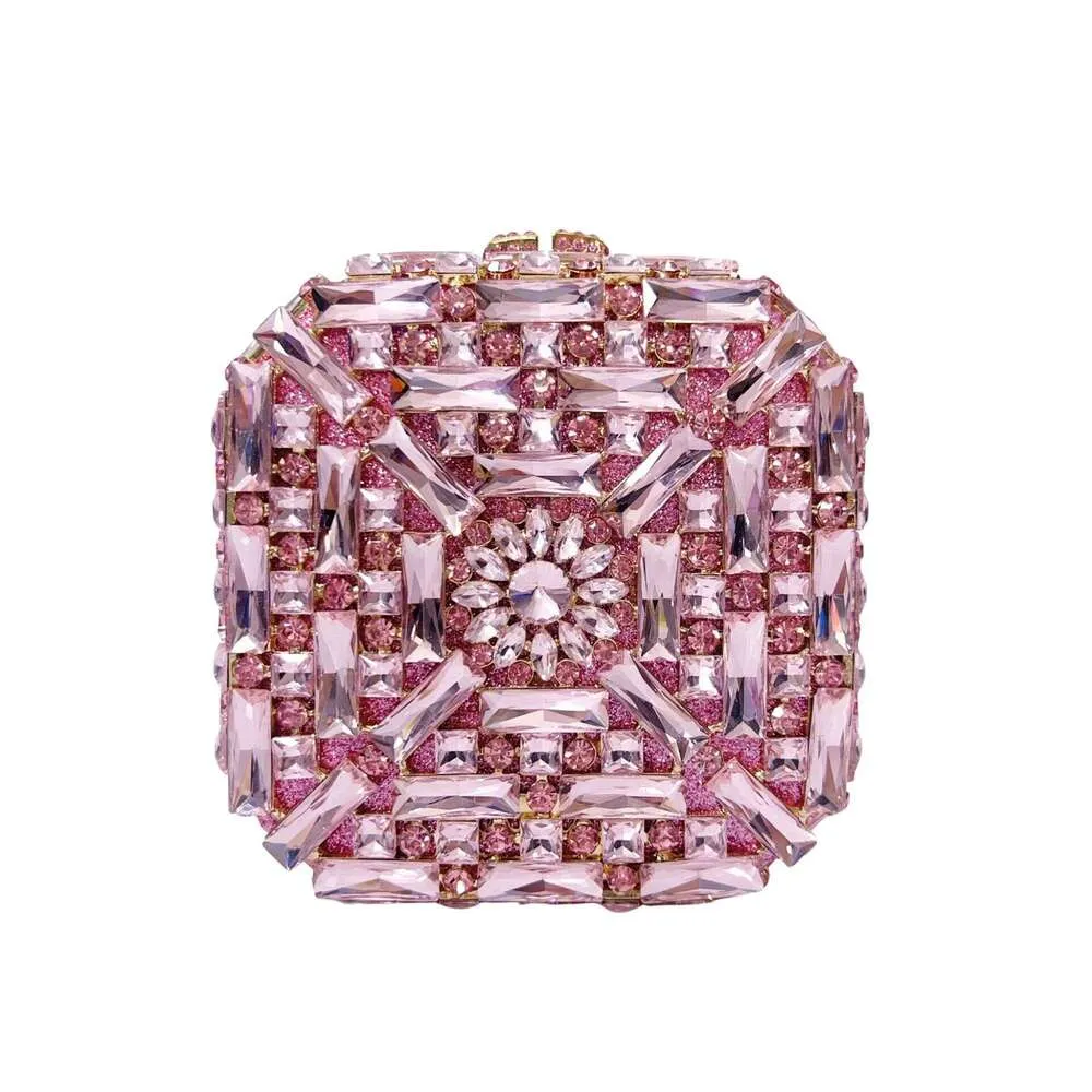 Women's Clutch Bag With Stones For Evening Banquet And Wedding_voghion.com