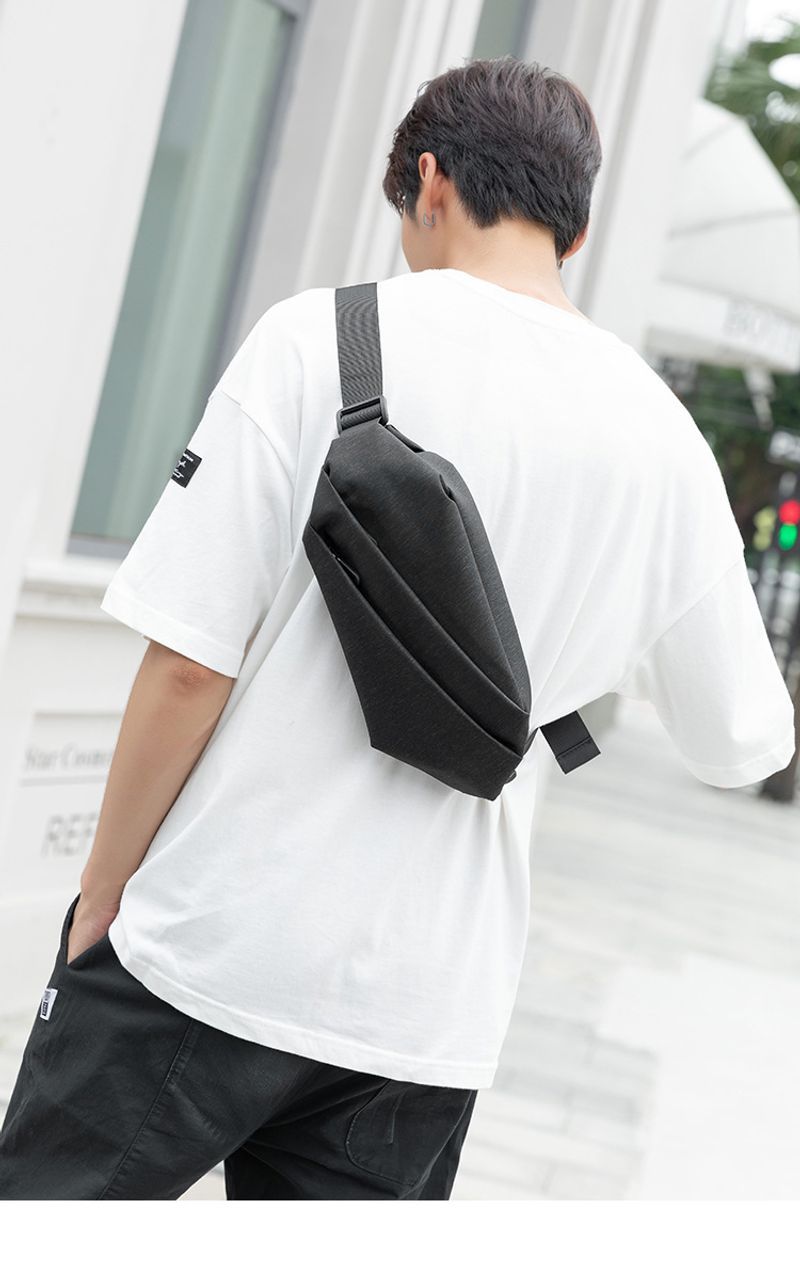 Brust trendige Marke einzelne Schulter Crossbody Ins Funktion Herren Sport Taille leichte kleine Cross Bag Rucksack_voghion.com