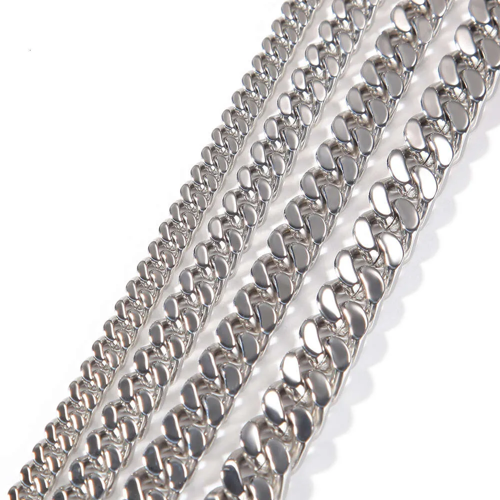 Cuban Link Chain Necklace For Men In Gold Sterling Silver_voghion.com